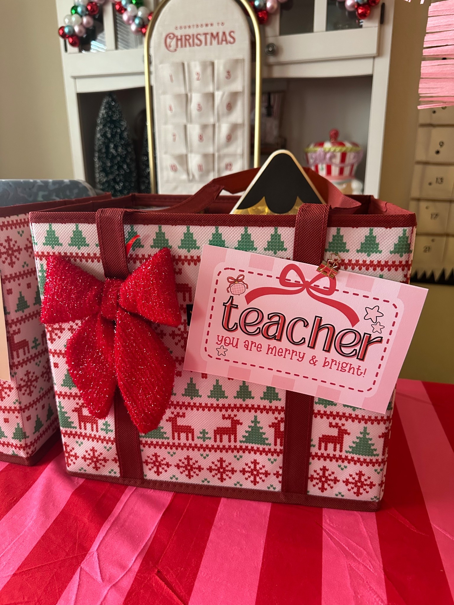 Here it is! Our 2025 teacher Christmas gift. Grab everything here or 1 thing you loved and grab the free printable on my IG page. 

#LTKSeasonal #LTKGiftGuide #LTKHoliday