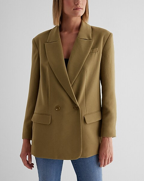 Oversized Boyfriend Blazer | Express