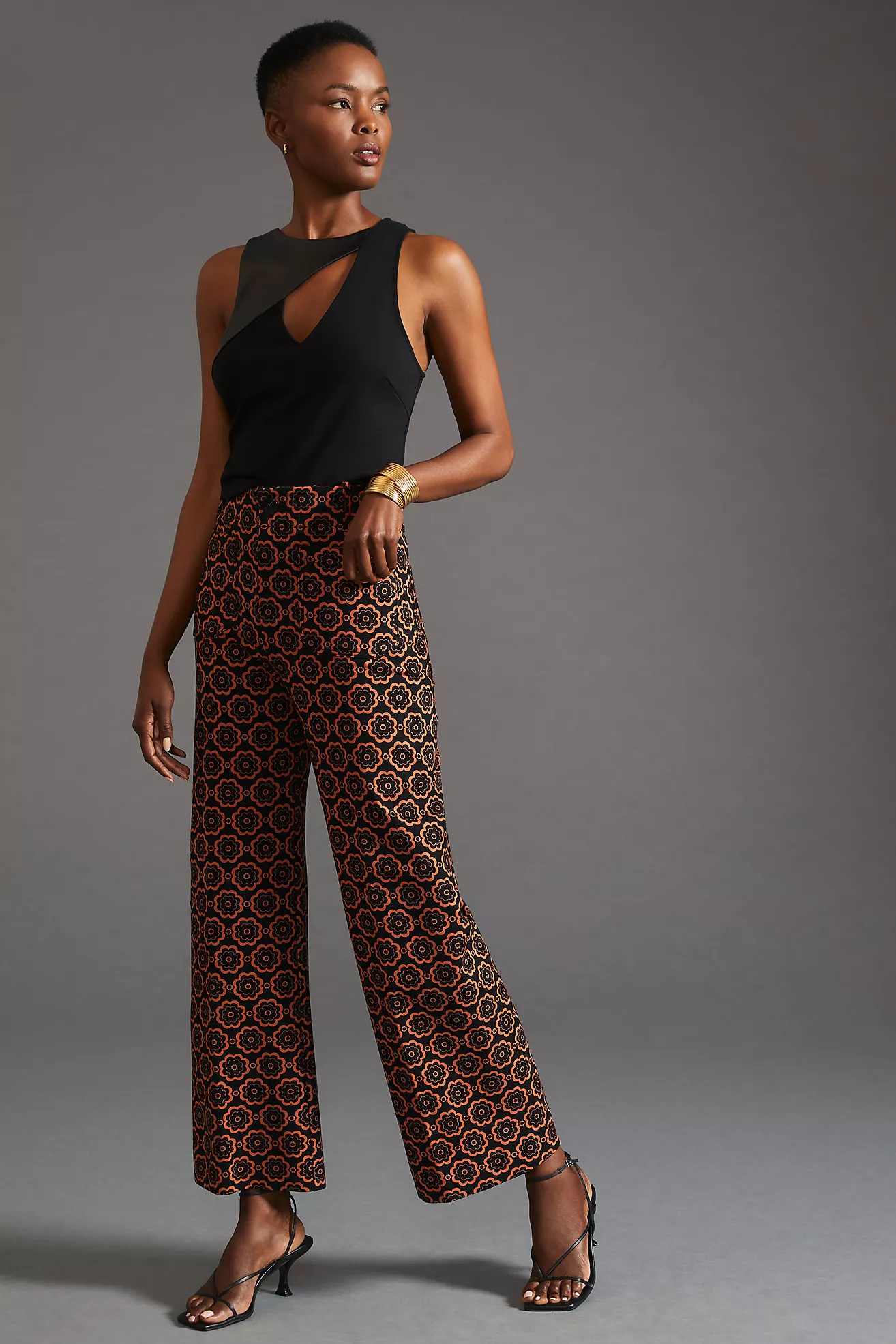 The Colette Cropped Wide-Leg Ponte Pants by Maeve | Anthropologie (US)