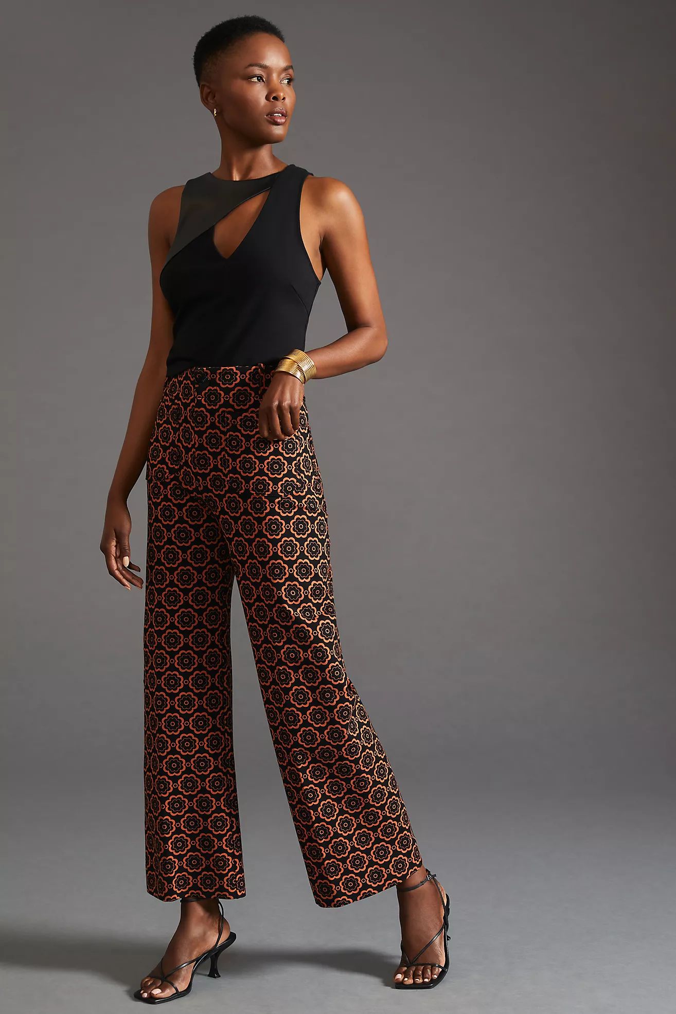The Colette Cropped Wide-Leg Ponte Pants | Anthropologie (US)