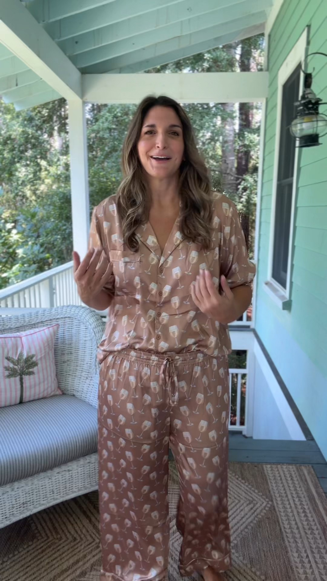 Wearing a xxl in the pjs and an XL in the dress  

#LTKMidsize #LTKSaleAlert #LTKOver40