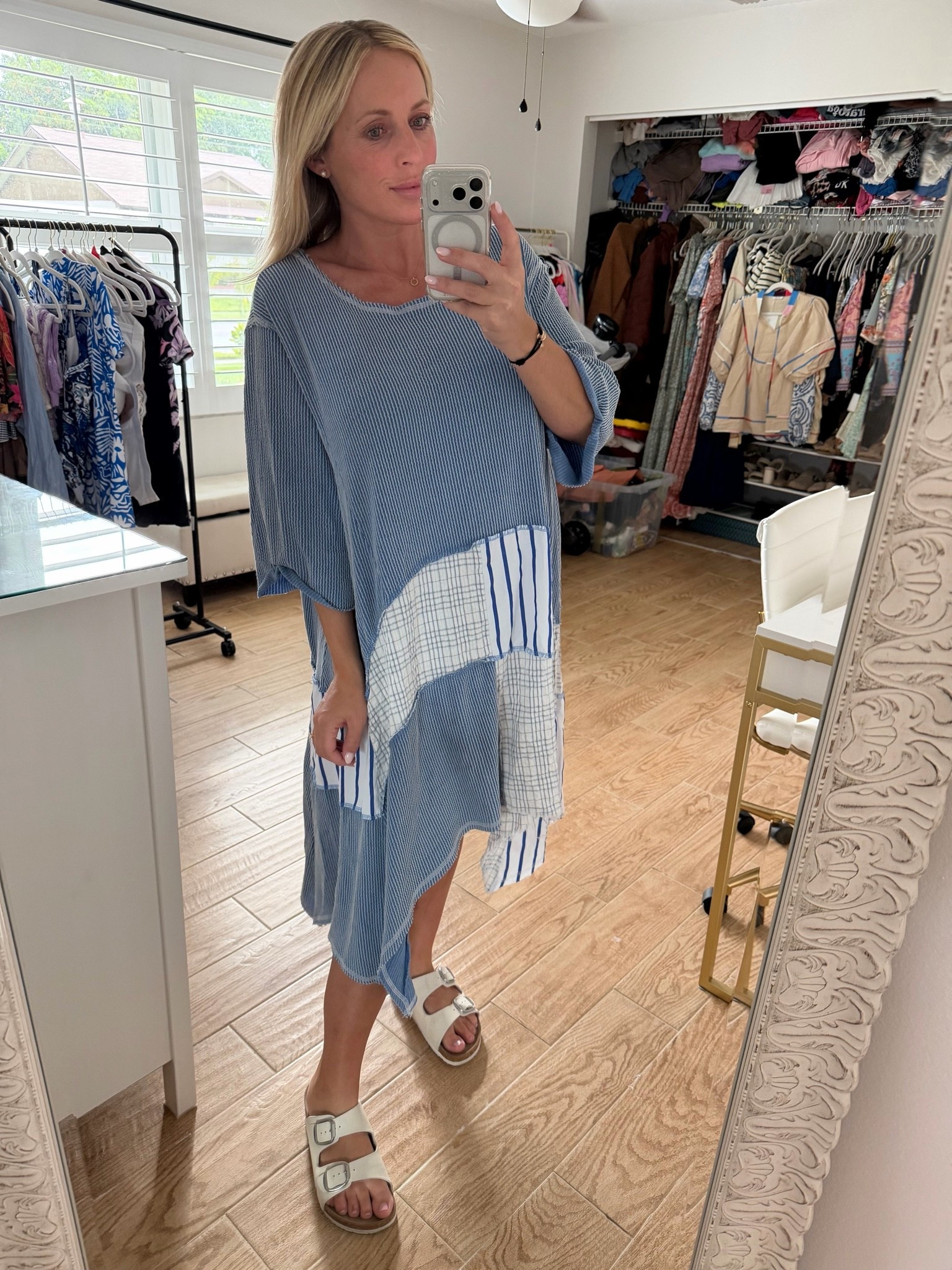 Summer dress with sandals. Wearing XL at 26 weeks pregnant.

#LTKBump #LTKSeasonal #LTKootd