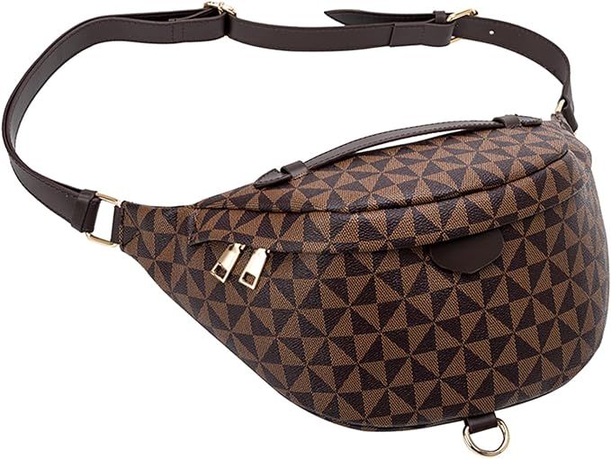 Fashion Waist Belt Pack Bags Crossbody Pouch Money Shoulder Purse for Men Women Sling Bag Backpac... | Amazon (US)