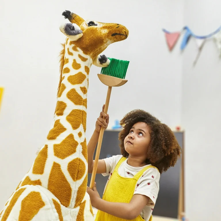 Melissa & Doug Giant Giraffe - Lifelike Plush Stuffed Animal (over 4 feet tall) | Walmart (US)