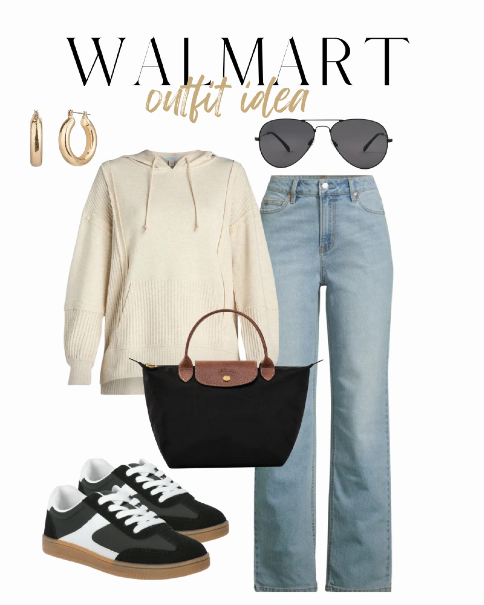 Fall outfit, Walmart new arrivals, straight leg jeans, trendy sneakers, waffle knit hoodiees

#LTKBacktoSchool #LTKStyleTip #LTKSeasonal