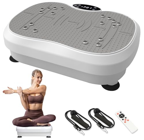 Vibration Plate Exercise Machine for Lymphatic Drainage, Whole Body Fitness Workout Equipment Stand Shake Board Sport Gym for Weight Loss Fat Burner for Women Men | Amazon (US)