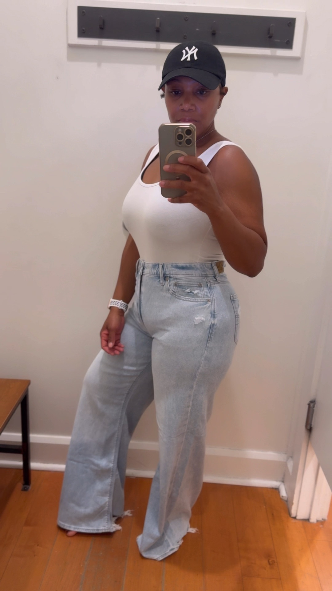 American Eagle has easily become my go-to for jeans! The fit is just *chef’s kiss*

I am wearing a size 10 & I’ve listed the jeans in the video in order:

1. AE Strigid Curvy Ripped Mom Jeans
2. AE Next Level Low-Rise Kick Bootcut Jean
3. AE Stretch Curvy Ripped Straight Jean
4. AE Dreamy Drape Stretch Super High-Waisted Baggy Wide-Leg Jean
5. AE Next Level Super High-Waisted Ripped Flare Jeans

American eagle jeans, American eagle jeans haul, American eagle fall, American eagle barrel jeans, mom jeans, American eagle mom jeans, wide leg jeans, high waisted jeans 

#LTKStyleTip #LTKVideo #LTKMidsize