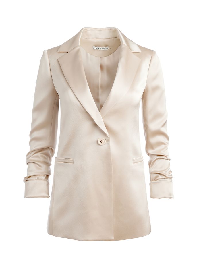 PAILEY FITTED NOTCH COLLAR BLAZER | Alice + Olivia