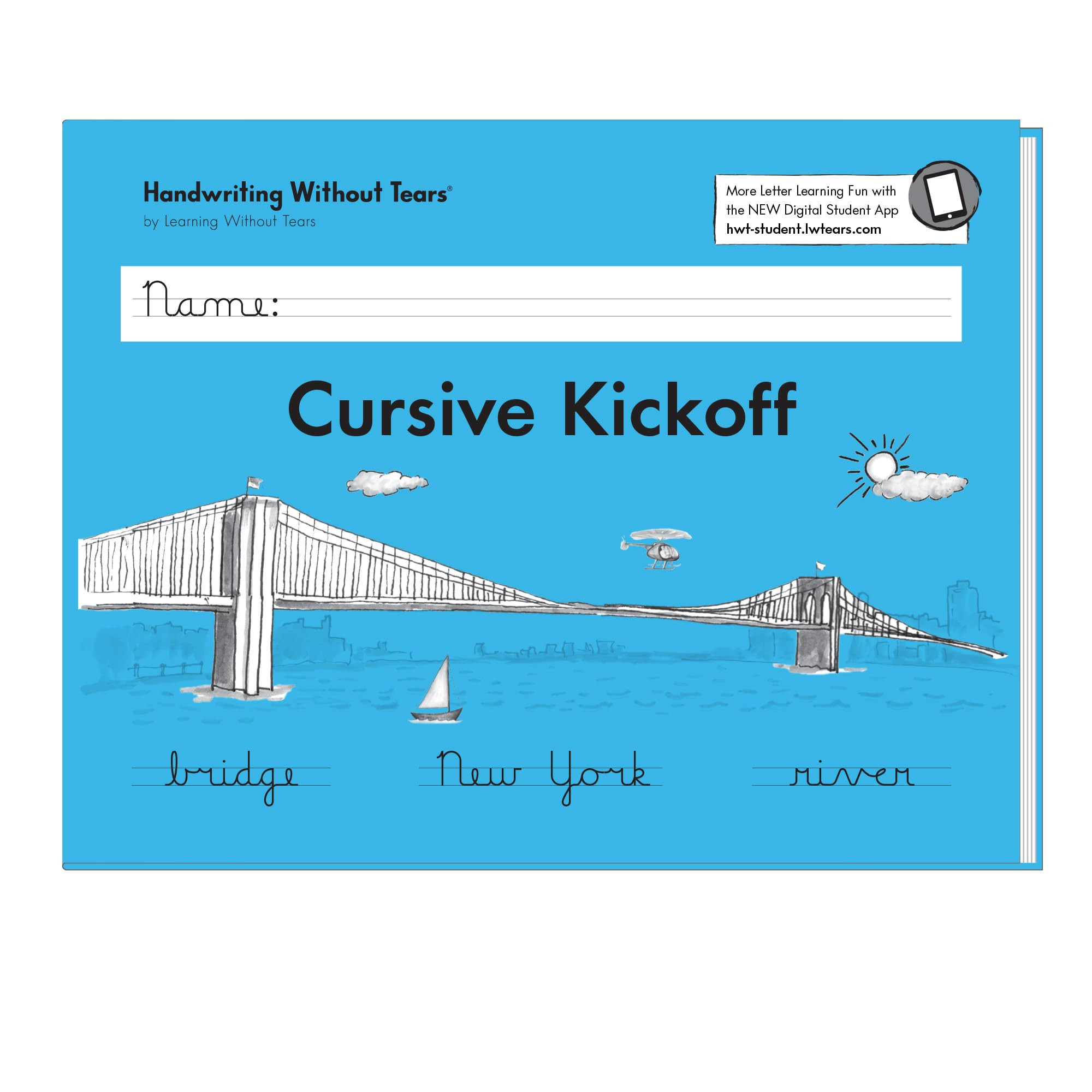 Learning Without Tears Cursive Kickoff Student Workbook, Age 7+, 2nd Grade+, Handwriting Practice... | Amazon (US)