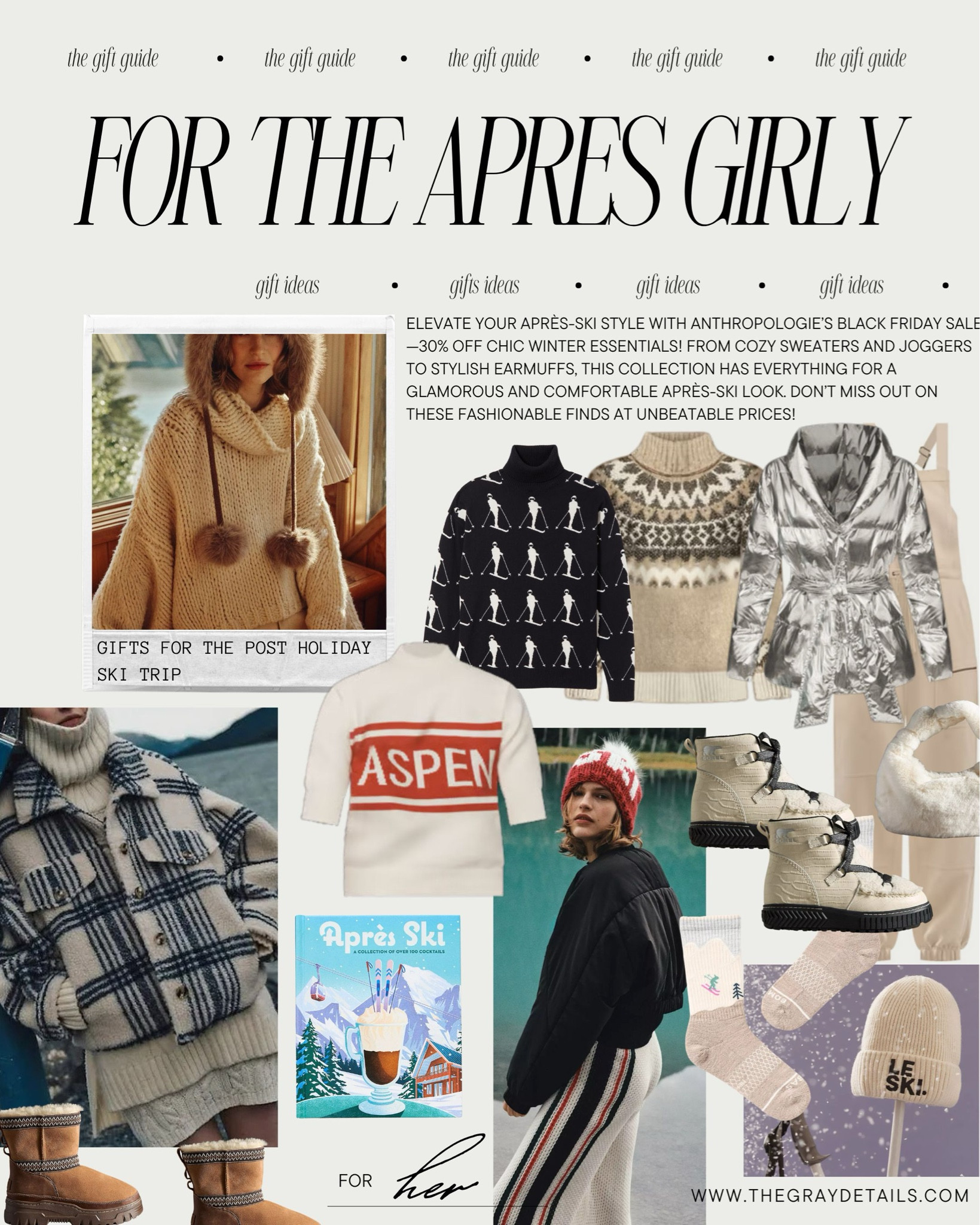 Apres ski 30% off Gifts ideas for her, ski outfit, Anthro sale

#LTKTravel #LTKHoliday #LTKGiftGuide