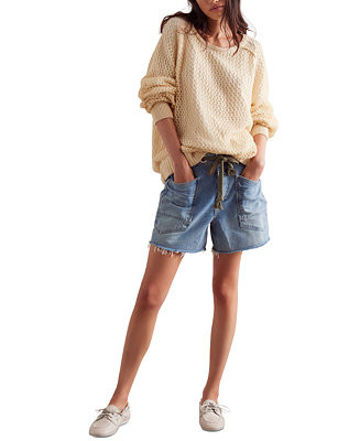 Free People Women's Moxie Denim Shorts - Macy's | Macy's
