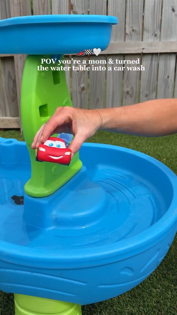 Not to be dramatic but this just saved my entire afternoon 😂🚗💦 catch us out here until the sun goes down!

Follow @kimberlyj_king for more mom life ideas & comment CARS for links (must be following to receive auto DM!) 💌

#momlife #boymom #lighteningmcqueen #toddleractivities #summerwithkids 

Disney Pixar cars movie water table ideas, toddler summer play ideas, kids outdoor water table activities, backyard play setup kids, water table accessories ideas, summer activities toddlers at home, screen free toddler play, Amazon finds for kids summer, cars theme toddler play, easy mom hacks summer, car wash, backyard fun favorites for kids, Amazon water toy favorites, toddler boy mom, boy mom, lightening McQueen Mater