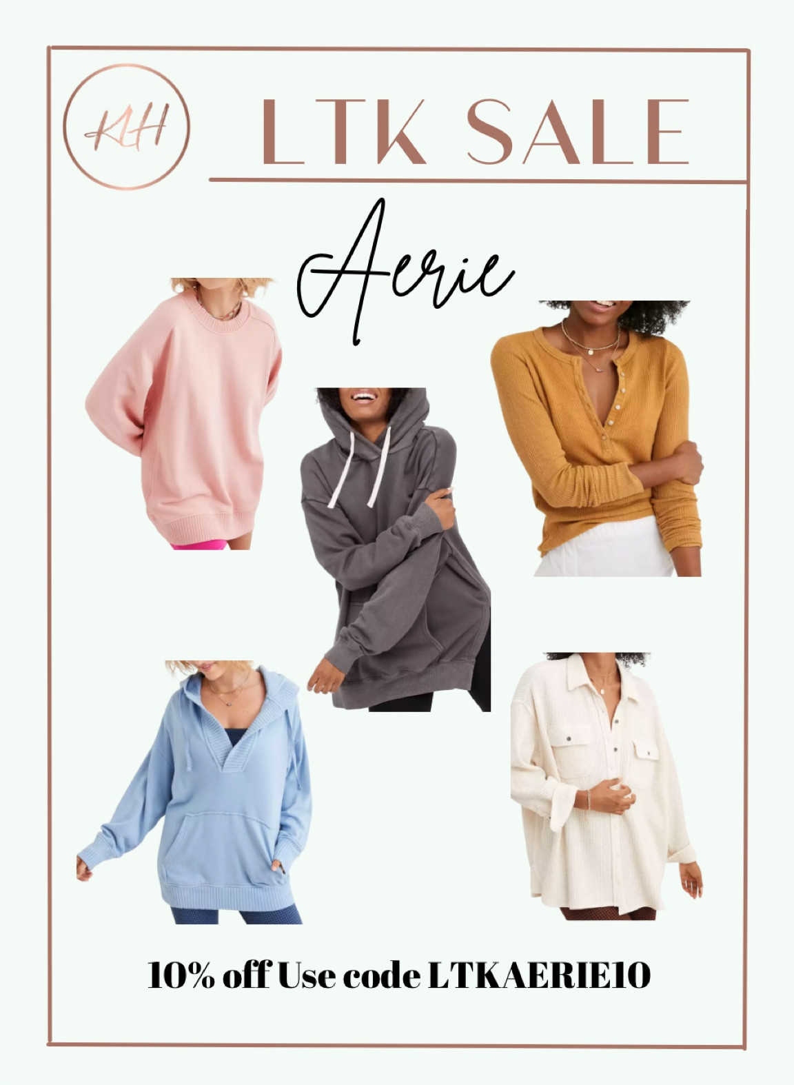Aerie LTK sale 10% off 

#LTKsalealert #LTKSale #LTKunder50
