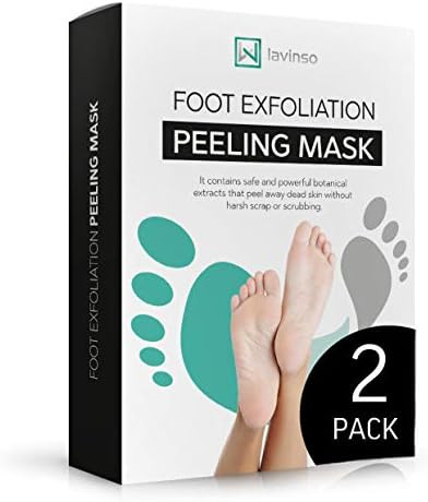 Foot Peel Mask - 2 Pack - Peeling Away Calluses and Dead Skin Cells - Make Your Feet Baby Soft - Exf | Amazon (US)