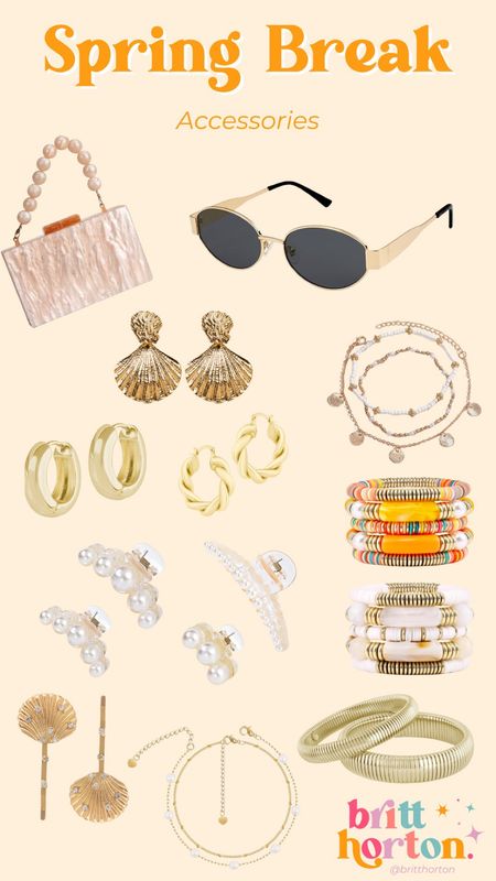 The cutest accessories perfect for a  spring break, any beach vacation or just for summer! Everything linked is from Amazon or Electric Picks! 

#LTKfindsunder100 #LTKtravel #LTKfindsunder50