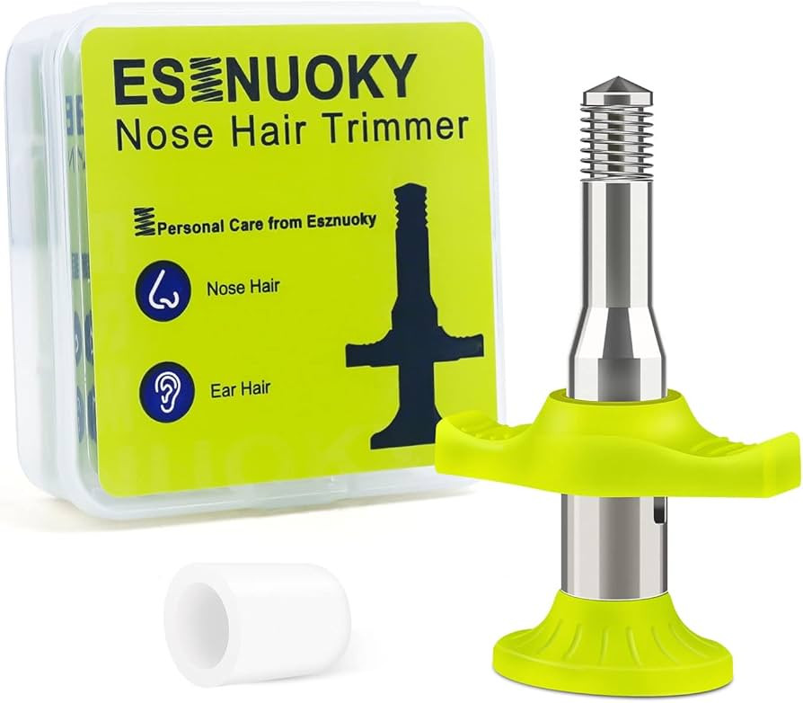 Esznuoky Nose Hair Ear Hair Removal, Upgraded Manual Hair Trimmer for Men&Women, Stainless Steel ... | Amazon (US)