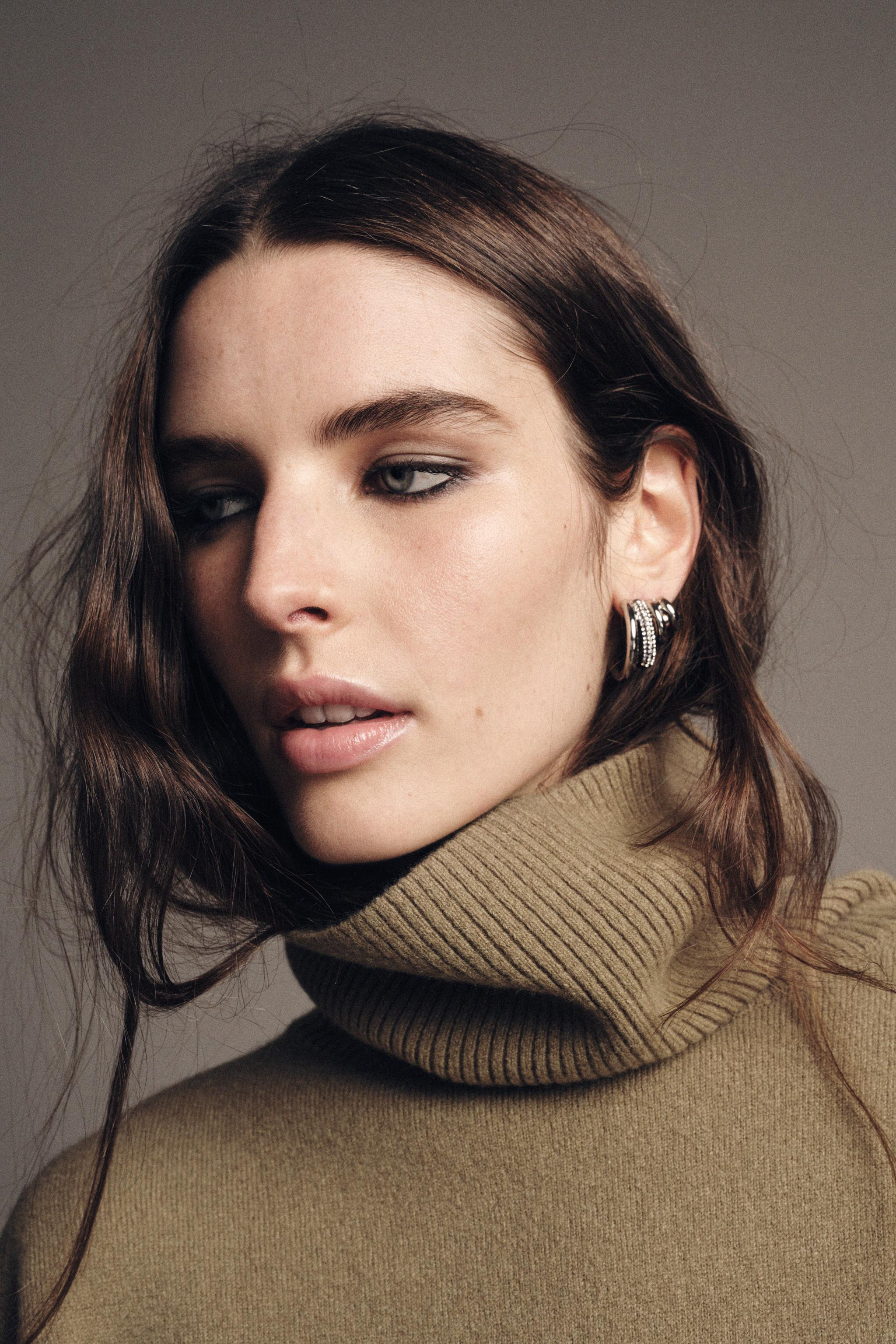 SPARKLY HOOP EARRINGS | Zara US