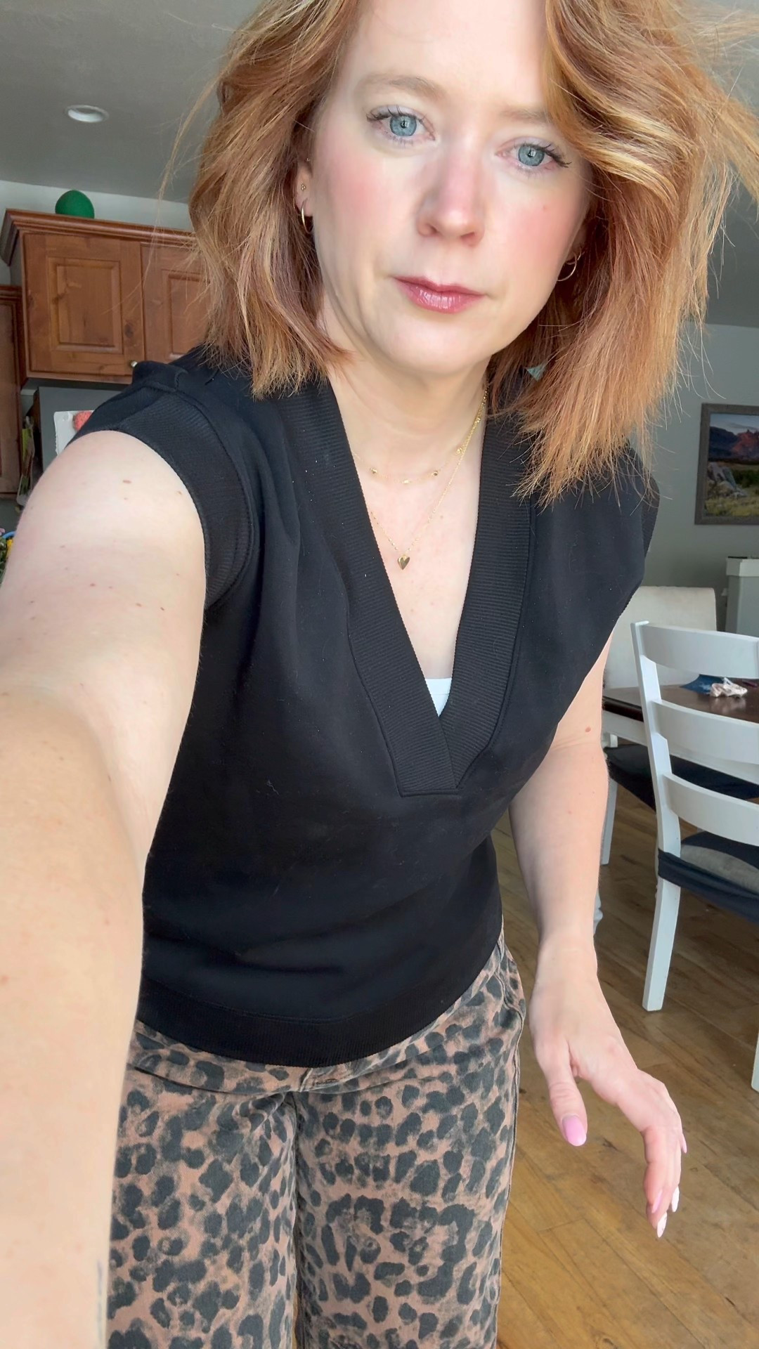 Leopard Barrel Jeans