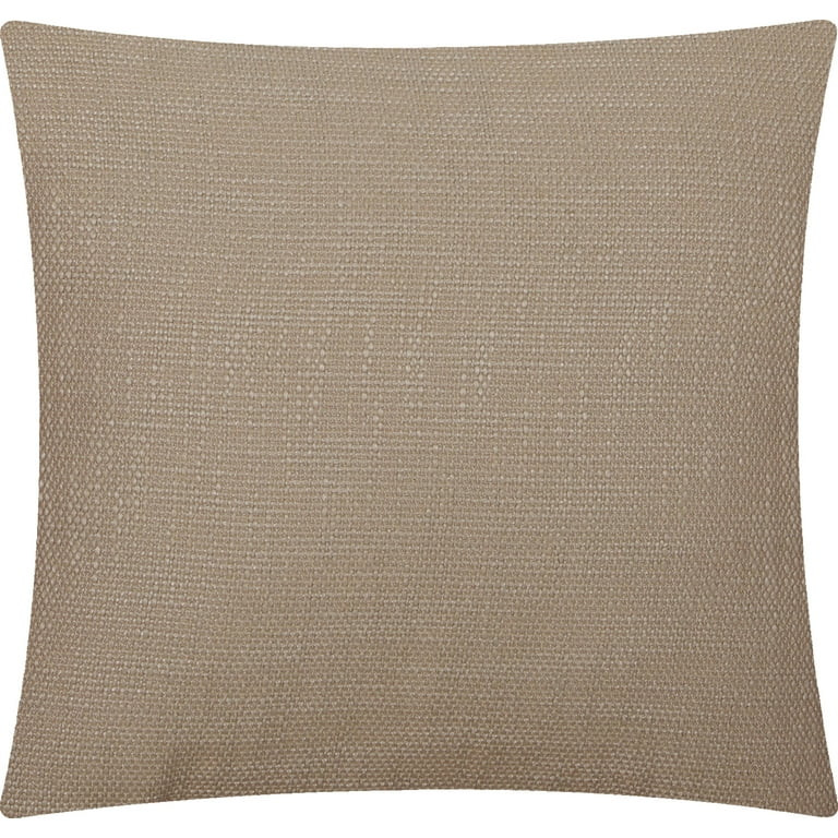 Mainstays Solid Texture Polyester Decorative Pillow Inserts, 18" x 18" | Walmart (US)