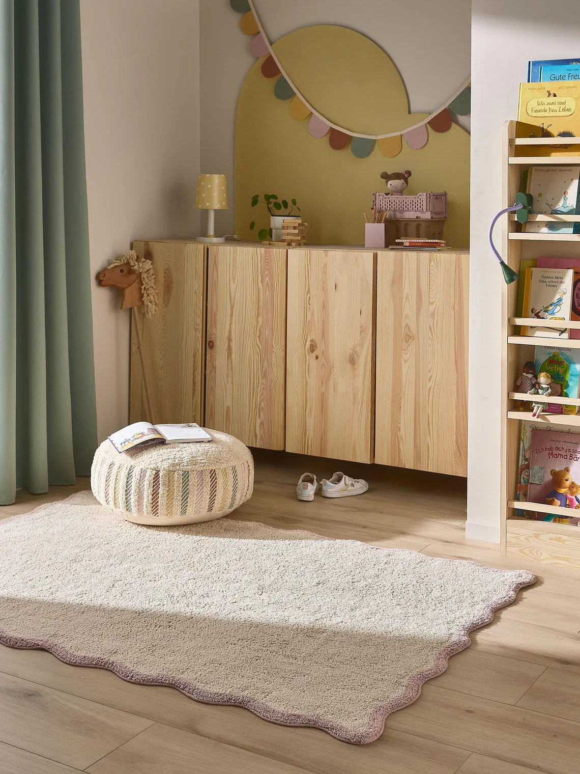 Handgetufteter Kinderteppich Emilia aus Baumwolle, waschbar | Westwing EU