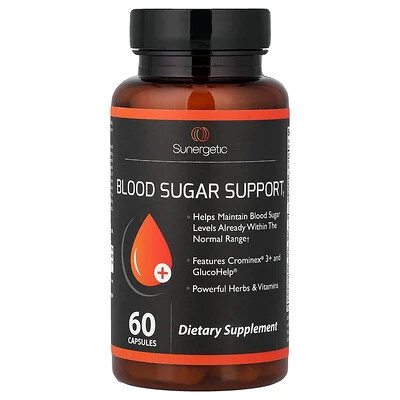 Sunergetic, Blood Sugar Support, 60 Capsules | iHerb