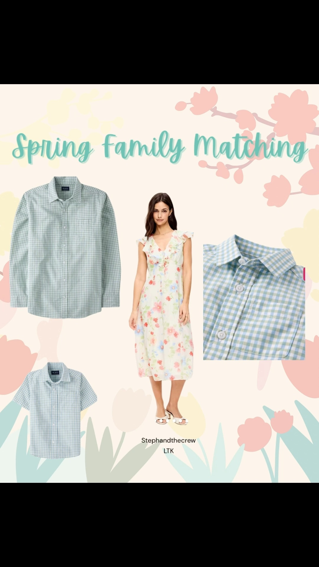I can’t believe it’s almost Spring and Easter, but it’s honestly one of my favorite times of the year. One of my favorite Easter traditions is buying my boys matching shirts to wear to church and I buy myself a coordinating spring dress. I found their shirts from The Children’s Place and my dress from Old Navy! I’ll link some similar items!

#LTKspringtrends #LTKSpringSale #LTKspring