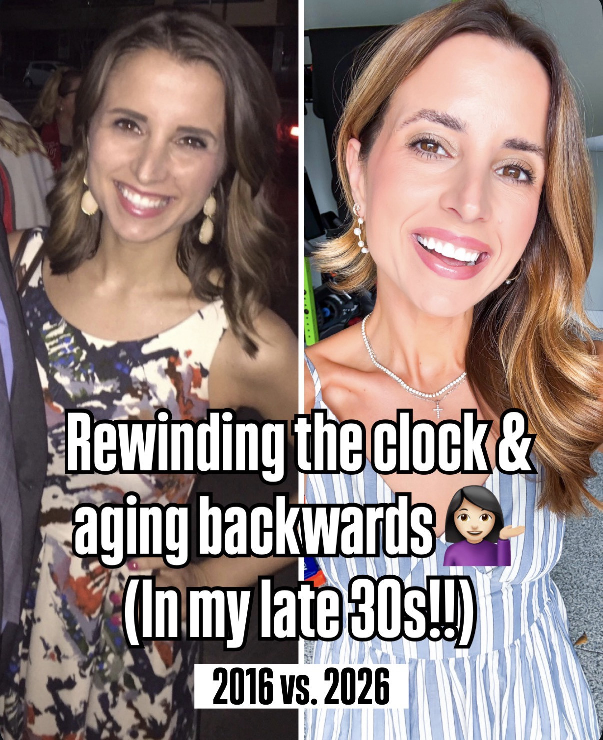 Aging backwards and here’s how! Anti-aging skincare. My favorite moisturizer and wrinkle-eraser peptide serum (plus a more affordable option). Non-toxic sunscreen for the entire family. Colorscience SPF makeup for face. Love this collagen lip mask at night. I take a scoop of creatine every morning. Love my HA and body oil combo at night! This is a great non-toxic self tanner in color ‘dark’.

MICRONEEDLING: I’ve tried SO many different systems but I personally love SkinPen! SkinPen is a type of microneedling. I would find someone on your area who does that. You typically need 4-6 sessions to get the results you’re after and can usually purchase a series of 3 to save a little $$ overall. You space them out a month or so in-between treatments. After you’re done with that initial 4-6 treatments - you can usually move to maintenance (maybe for you that’s twice a year - everyone is different). SkinPen is actually more budget friendly than other systems too. Microneedling RF is all the rage but I would personally stay away from it because it can inadvertently target fat in your face and I don’t have a lot of fat to begin with so I don’t want them to accidentally blast that. You are red for 24-48 hours and can wear makeup after 48 hours so recovery isn’t bad at all!

LASERS: I am currently trying to treat melasma and pigment issues. I have been doing VBeam (pulsed-dye laser) + Picoway (targets pigment) + Nordlys Frax 1940 (non-ablative fractional laser). Melasma is very difficult to treat, especially if it’s deep (which is the case with me). I anticipate I’ll need multiple sessions to get the results I’m after BUT I am super impressed with my overall skin texture and brightness since starting the laser treatments. These require minimal downtown and you can wear makeup after 48 hours. Your skin will slowly flake off within 7 days, revealing smoother and brighter skin! They will numb you - pain level is a 5 for me (definitely manageable). 