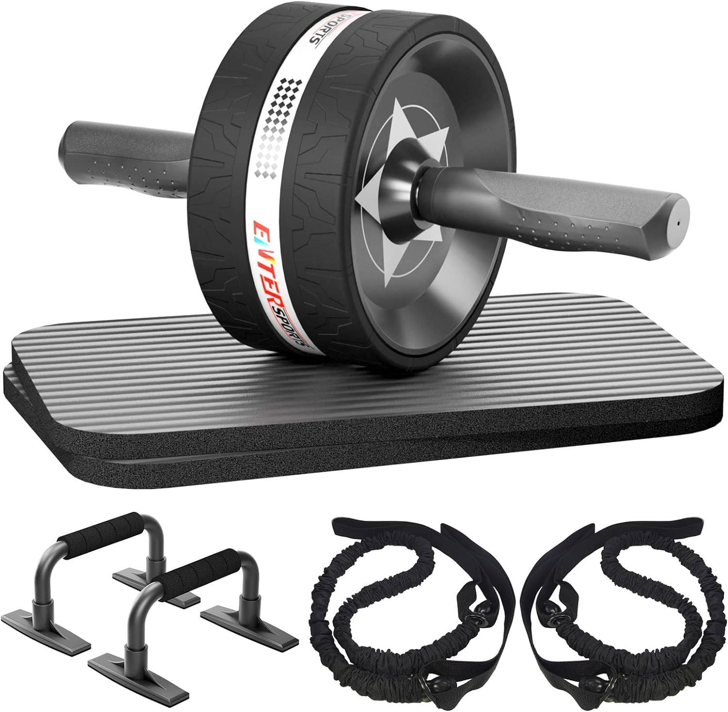 Ab Roller Wheel for Abs Workout with 2 Knee Pads for Home Gym | Amazon (US)