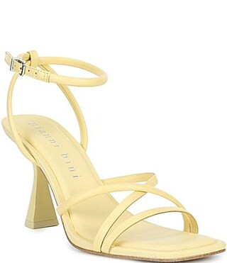 Gianni Bini Rondo Leather Strappy Square Toe Dress Sandals - 9.5 | Dillard's