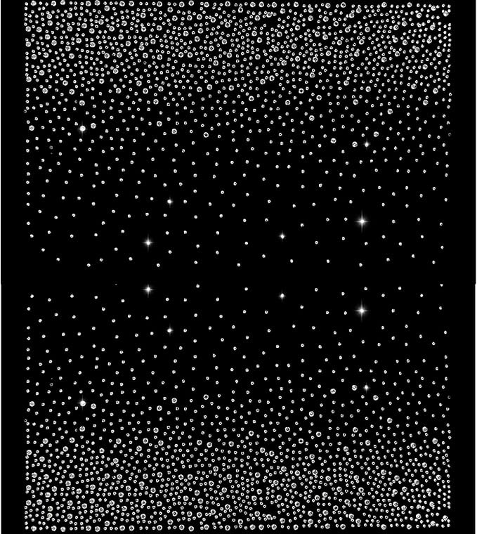 12 Sheets Iron on Rhinestone Sheets for Heat Press | Hotfix Rhinestone Transfers, Flat Round Crys... | Amazon (US)