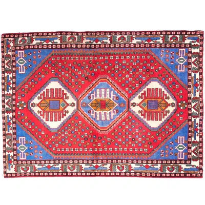 Brelee One-of-a-Kind 4'9" x 6'8" 1970s Area Rug in Red/Brown/Blue | Wayfair North America