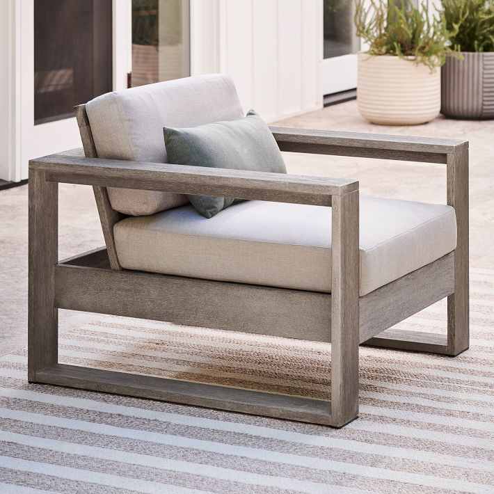 Portside Outdoor Lounge Chair | West Elm (US)