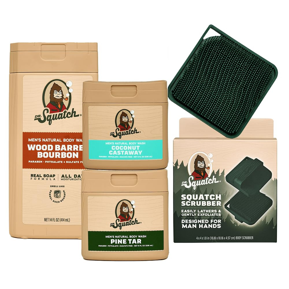 Dr. Squatch NEW Body Wash for Men with Nourishing, Natural Ingredients | No Paraben, Phthalate, S... | Amazon (US)