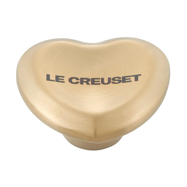 Light Gold Heart Knob | Le Creuset