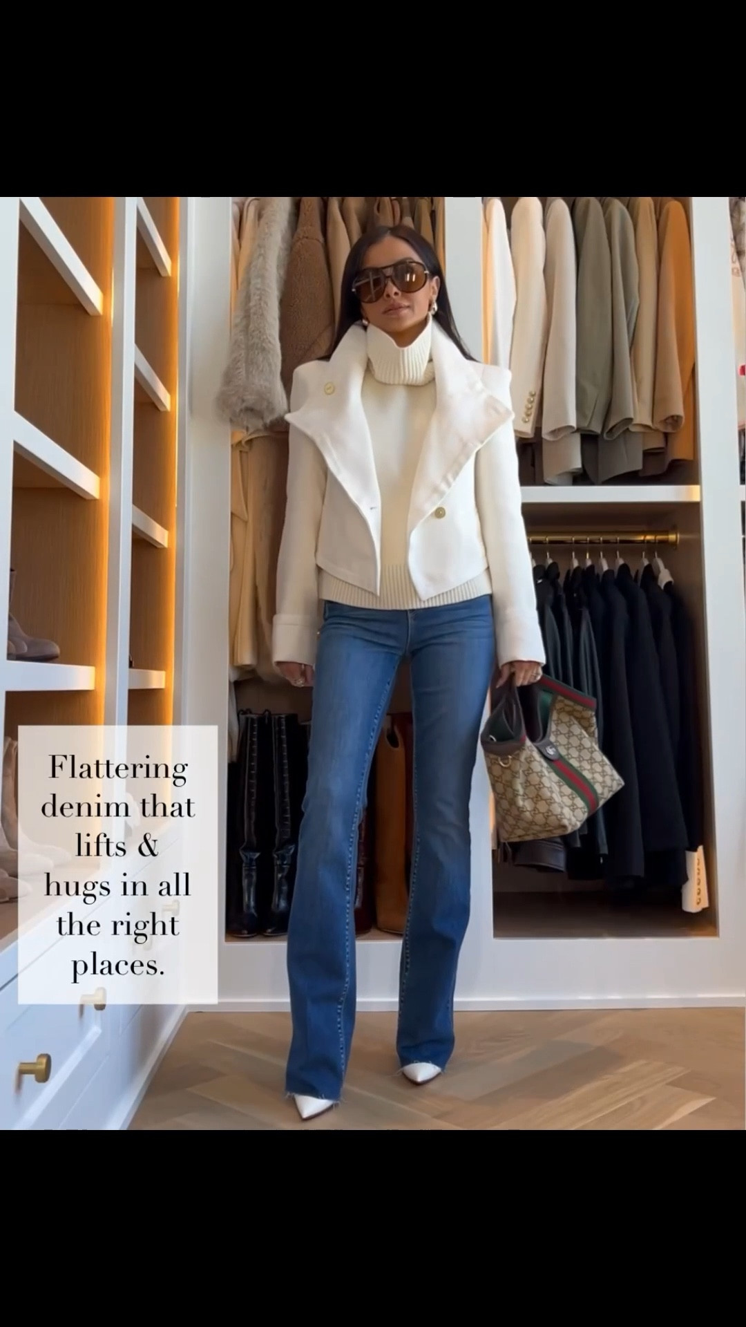 This cropped Zara jacket is the perfect elevated layering piece that instantly pulls a look together. I styled it with the Zara wool high collar sweater and Ruth raw hem straight jeans for a more polished feel. Finished with a Gucci bag and minimal Amazon accessories for a chic, versatile look.

Zara Cropped Jacket – Wearing a size XS
Ruth Raw Hem Jeans – Wearing a size 24, runs TTS

MiaMiaMine Zara cropped jacket outfit flared denim, Ruth raw hem straight jeans Nordstrom bubble hem blouse Zara wool sweater chic layering piece elevated everyday style designer denim outfit Gucci bag style Amazon accessories women neutral capsule wardrobe modern feminine outfit



#LTKOver40 #LTKPetite #LTKWorkwear