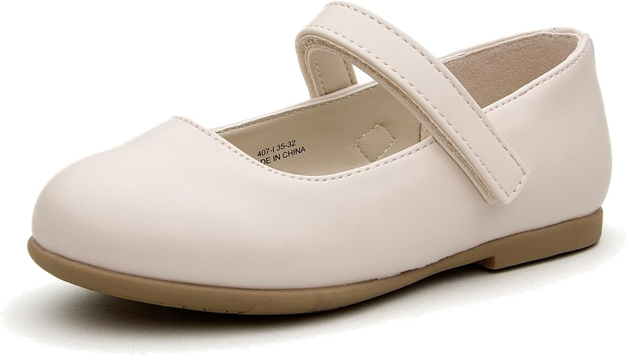 Weestep Girls Mary Jane Ballerina Flats Ballet Dress Shoes for Wedding Party School (Toddler/Litt... | Amazon (US)