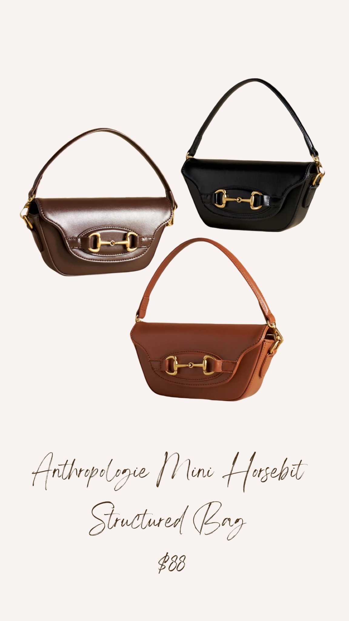 These Anthropologie Mini Horsebit bags are so lovely!! The best little bag for fall 🤎

Mini horsebit bag, Anthropologie handbag, Equestrian-inspired style, Leather crossbody bag, Compact purse, Gold hardware accents, Elegant mini bag, Chic handbag, Casual luxury bag, Everyday accessory, Sleek design, Versatile fashion piece, Designer-inspired look, Statement bag, Adjustable strap

#LTKFindsUnder100 #LTKSeasonal #LTKItBag