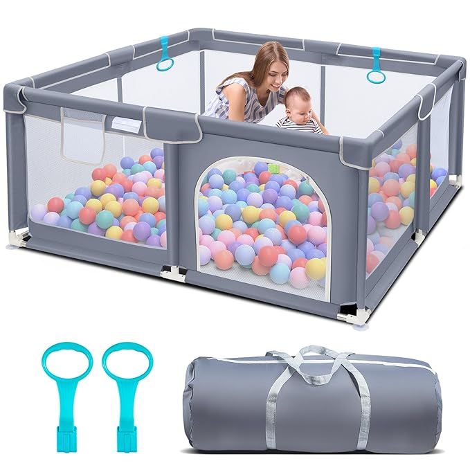 Suposeu Baby Playpen, Large Indoor and Outdoor Playard, Play Pens for Kids Activity Center, Sturd... | Amazon (US)