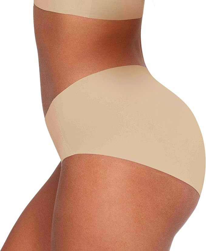 Ubras Women's Middle Waisted One Size Underwear Soft Briefs Panties | Amazon (US)