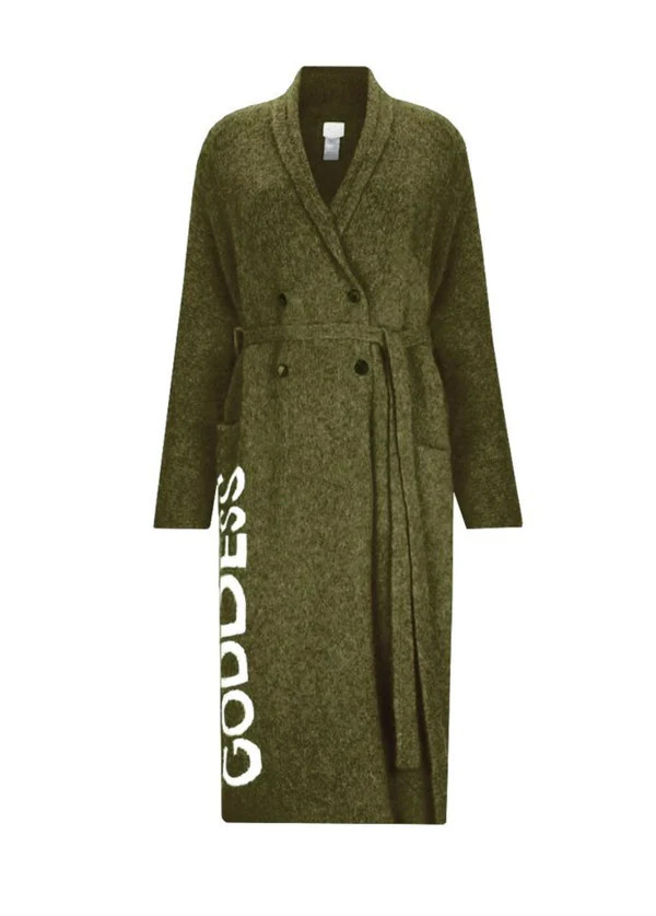 GODDESS BREAKFAST COAT - OLIVE GREEN | Hara Concept