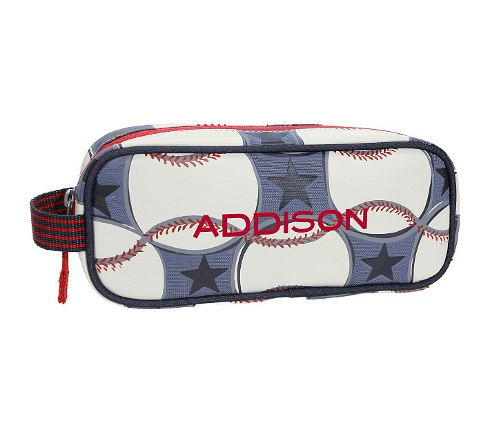 Mackenzie Play Ball Glow-in-the-Dark Pencil Case | Pottery Barn Kids