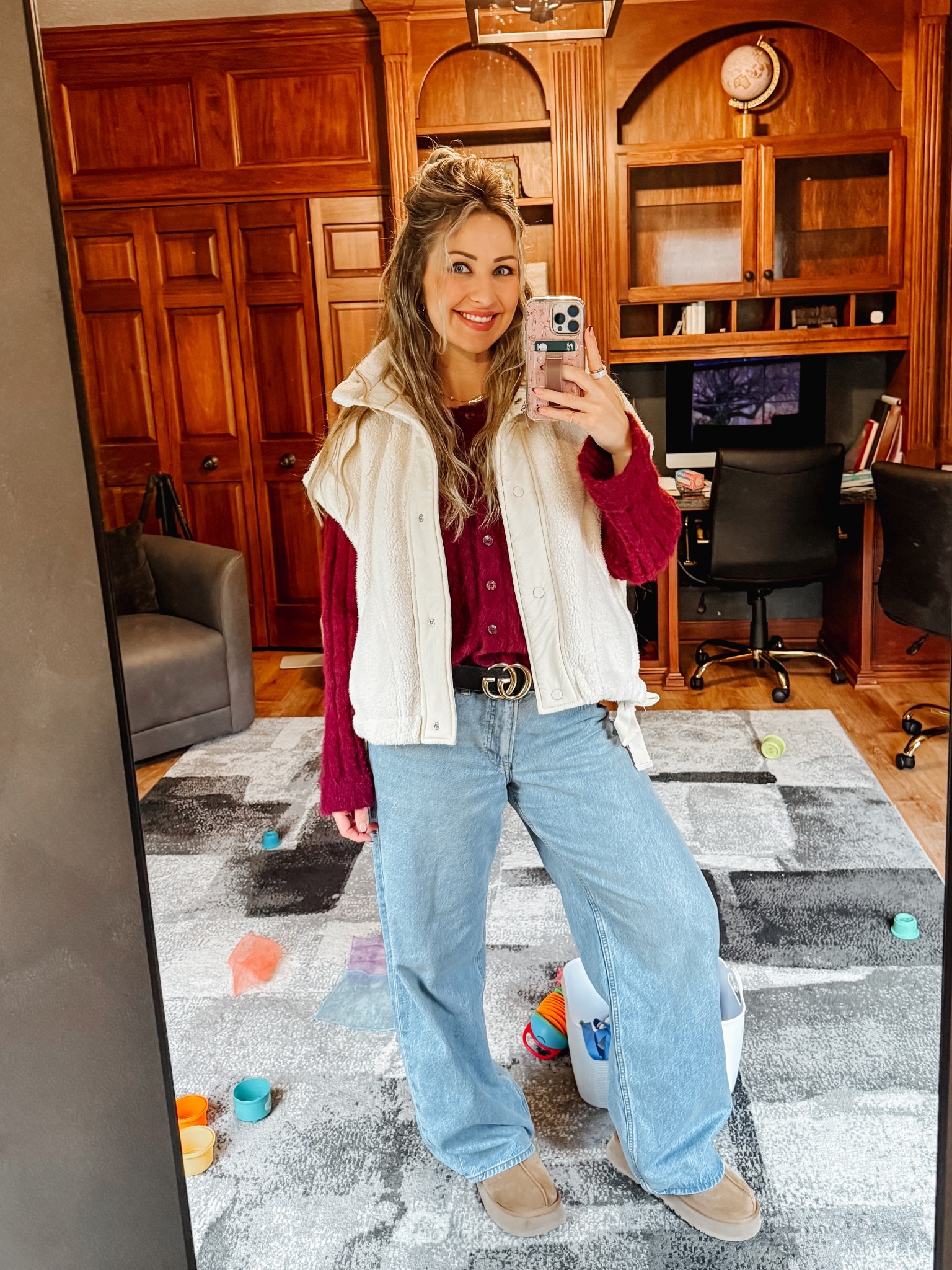 Fall/Winter Cozy Fit!❤️ & the only jeans that are currently fitting now that I’m almost 1/2 through pregnancy 🤪 I’ll take anything and everything oversized!!!

#LTKHoliday #LTKSeasonal #LTKStyleTip