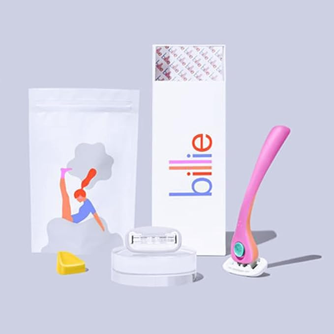 Billie Shaving Razor Malibu with 2 x 5-Blade Cartridges and the Magic Holder | Amazon (US)