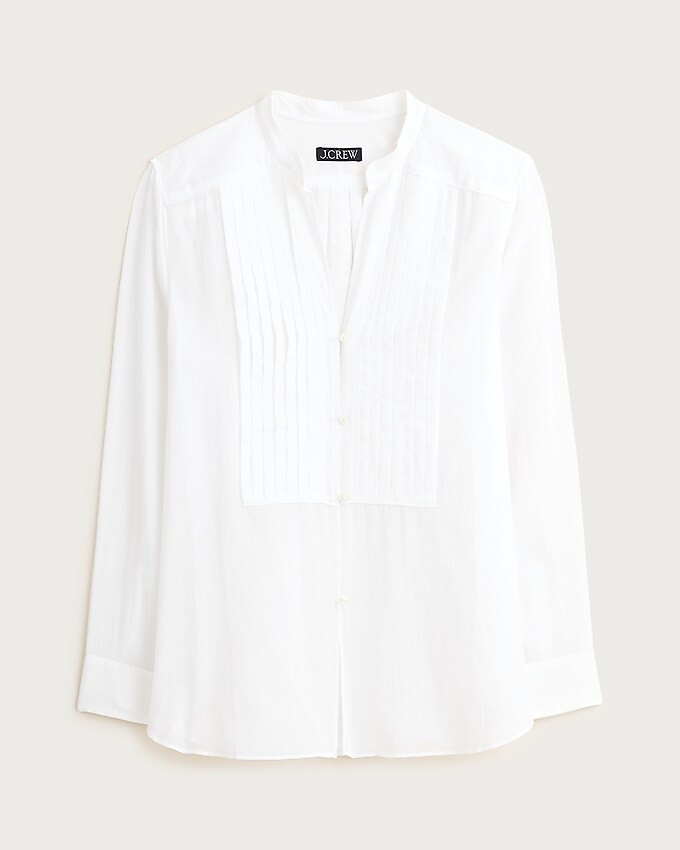 Pintuck top in cotton voile | J. Crew US