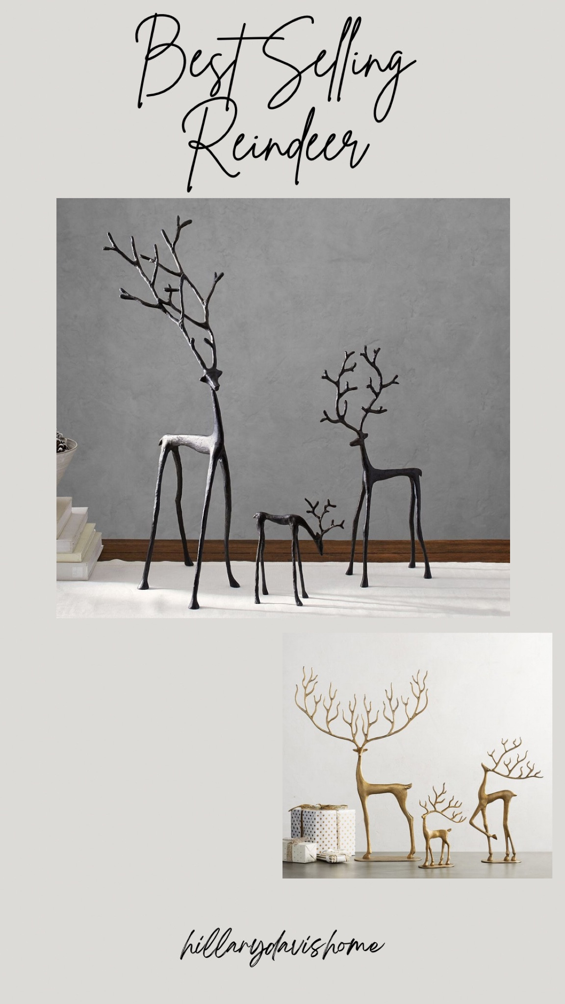 The best selling sculpted reindeer are back! These sell out so fast every year and always apart of my holiday decor😍🦌🎄 

Pottery Barn | Holiday finds | sculpted reindeer | Pottery barn Christmas | viral reindeer 

#LTKSeasonal #LTKHome