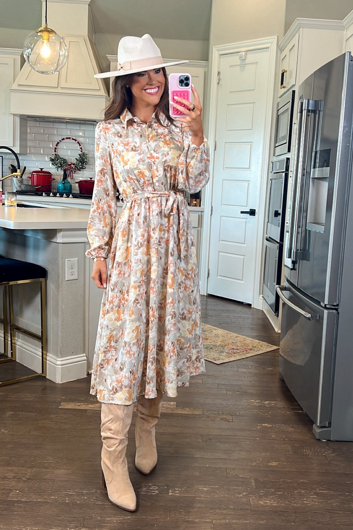 The perfect dress for fall! 🍂🤍
Wearing a size small!

#LTKSeasonal #LTKFindsUnder100 #LTKStyleTip