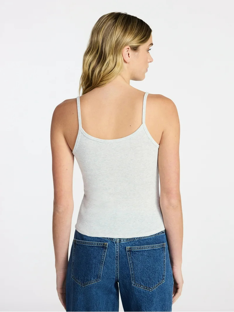 No Boundaries Scoop Cami, Women's XXS-XXL | Walmart (US)