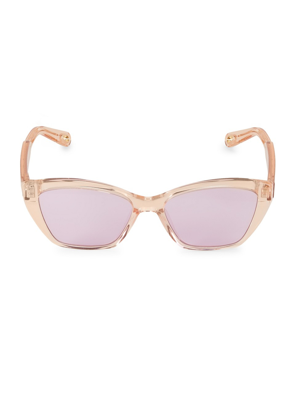 Women's Willow 56MM Cat Eye Sunglasses - Peach - Peach | Saks Fifth Avenue