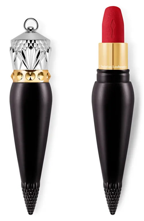 Christian Louboutin Rouge Louboutin Velvet Matte Lipstick in Red Dramadouce 005 at Nordstrom | Nordstrom