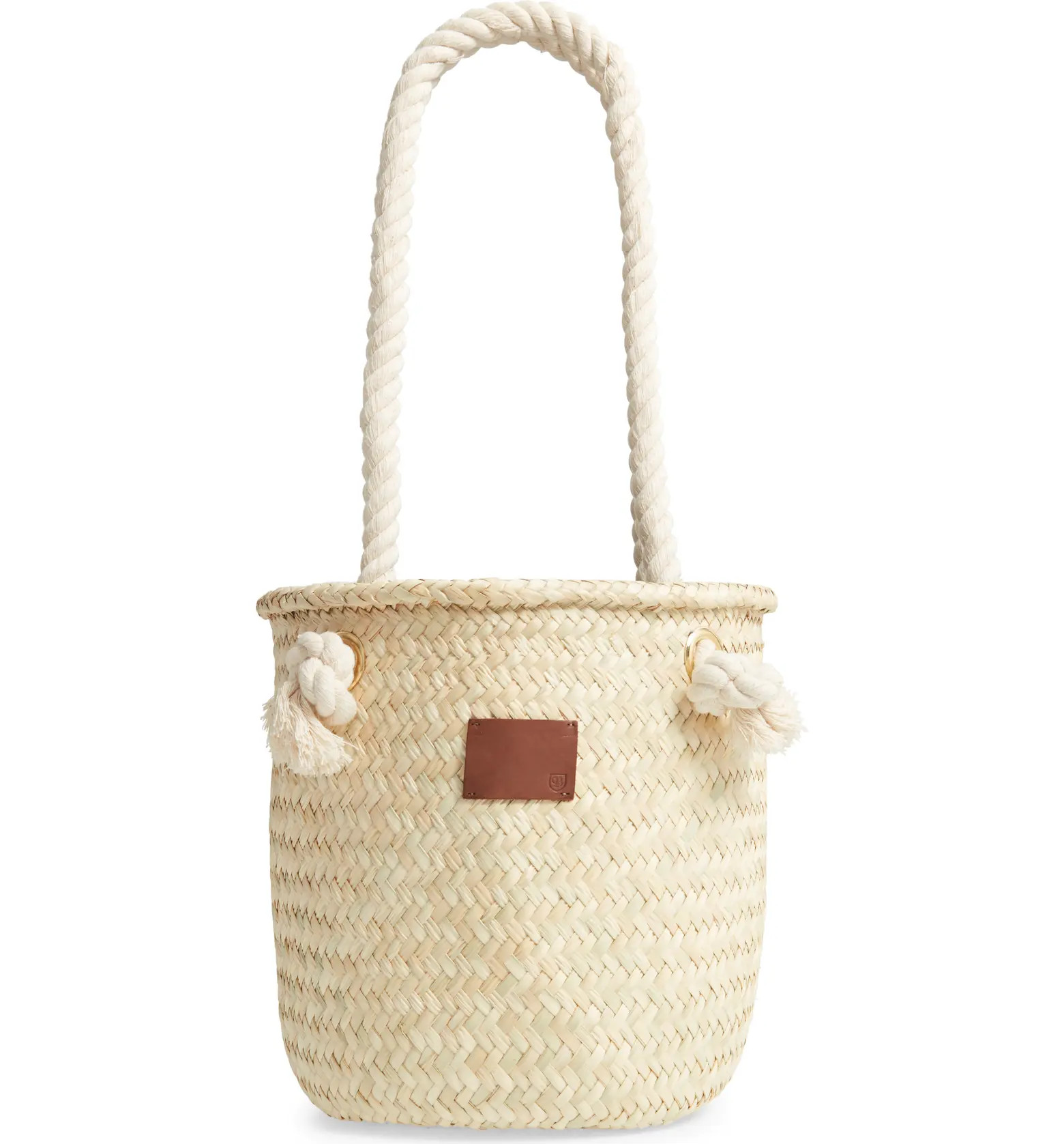 Leah II Woven Bucket Tote | Nordstrom